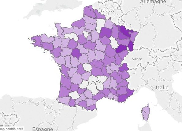 En France, la crémation ne se pratique pas de façon homogène sur tout le territoire.
