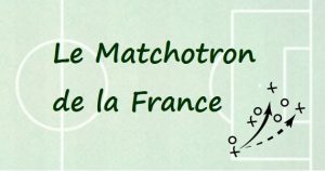 Matchotron de la France. Football Coupe du Monde